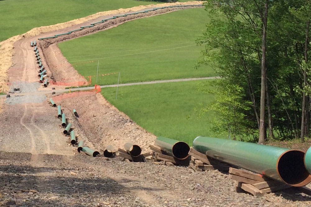 Utility Pipelines Ready for Installation